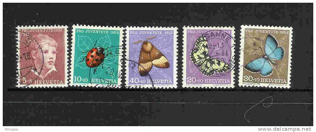 Switzerland-1952  Pro-Juventute Used Set - Used Stamps