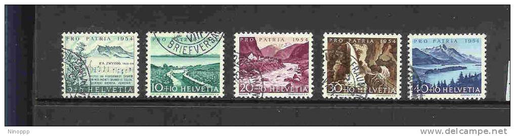 Switzerland-1954  Prp Patria Used Set - Used Stamps