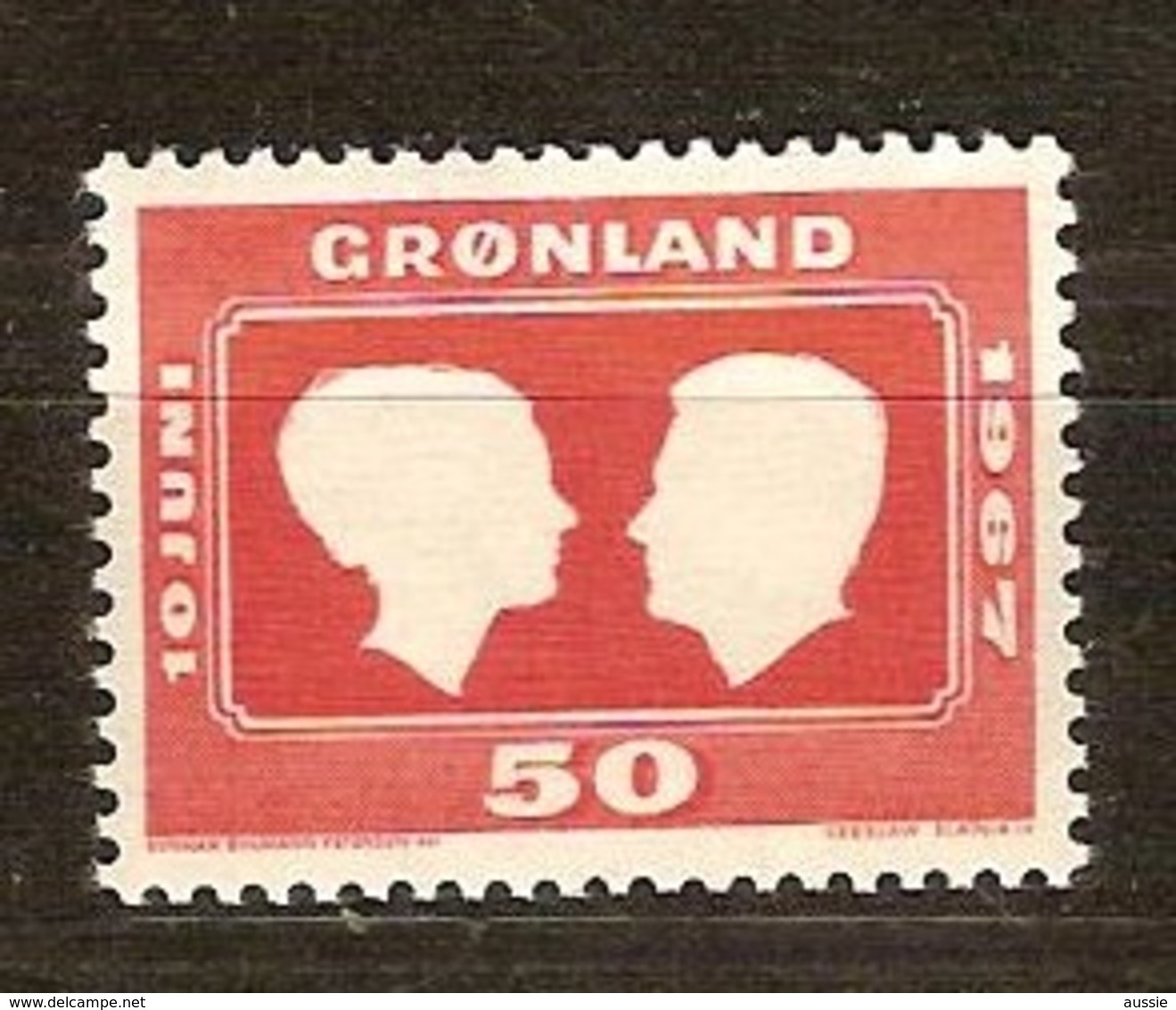 Groenland Greenland 1967 Yvertn° 59 *** MNH Cote 6,00 Euro - Ungebraucht
