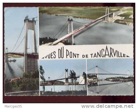 23658 Le Pont De Tancarville Multivue édit.la Cigogne N° 76.684.17 Belle Cpsm - Tancarville