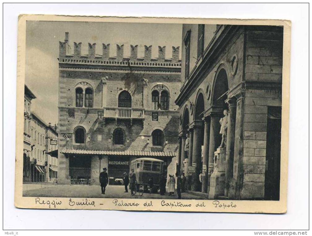 Reggio Emilia 1939 - Animata Bus Corriera Splendida!! - Reggio Nell'Emilia