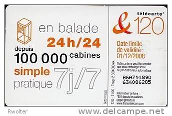 @+ Télécarte DANSE 3 -  120 U - GEM1 T2G - 11/06. - 2006