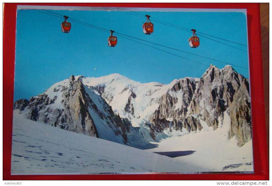 Kabelbanen, Télécabines, Courmayeur, Téléphérique, Cableway, Seilbahn - Kabelbanen