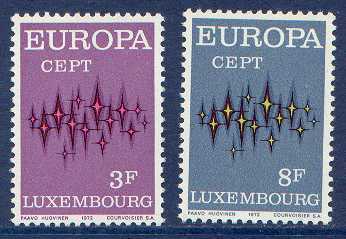 CEPT / Europa 1972 Luxembourg N° 796-97 ** - 1972