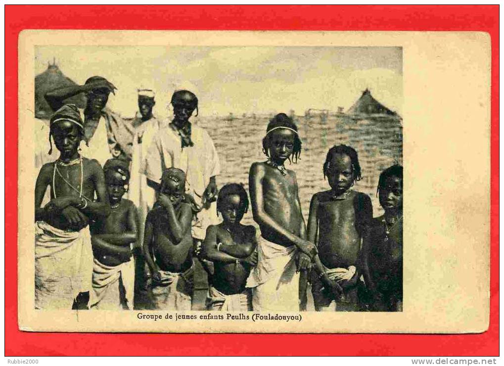 FOULADOUYOU GROUPE D ENFANTS PEULHS  CARTE EN BON ETAT - Sudan