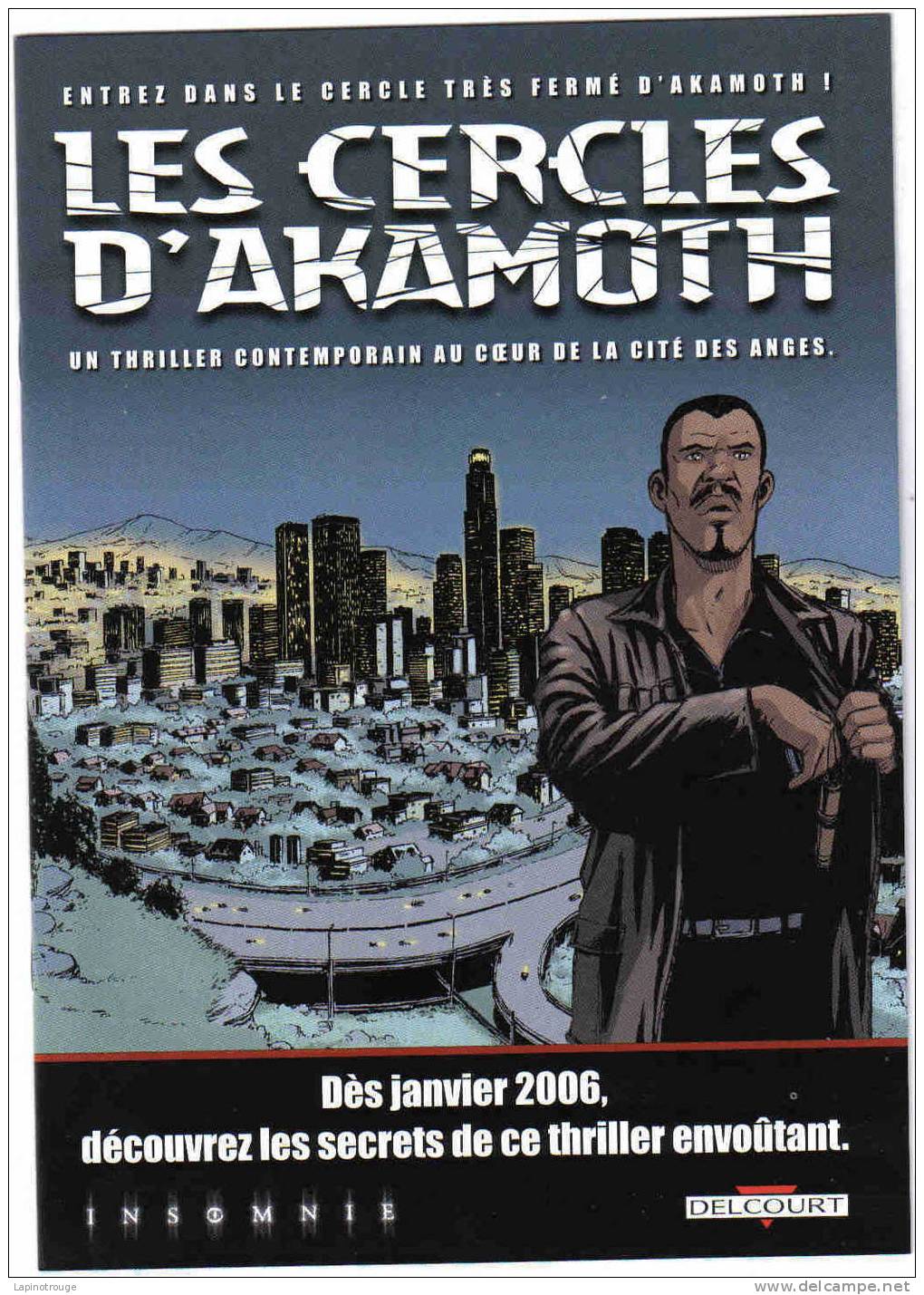 Dossier De Presse MICHALAK Emmanuel Les Cercles D'Akamoth Delcourt 2006 (Le Galli - Presseunterlagen