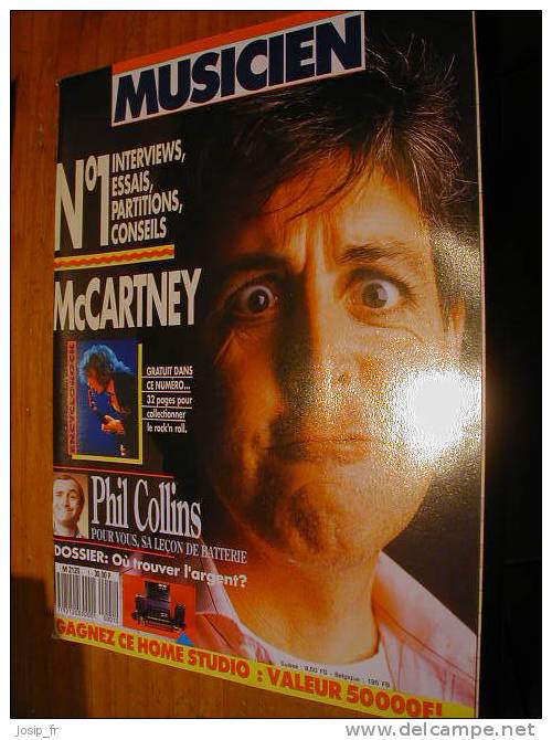 Pour JIVARO: MUCISIEN N°1 1988 Paul Mac Cartney Collins - Muziek