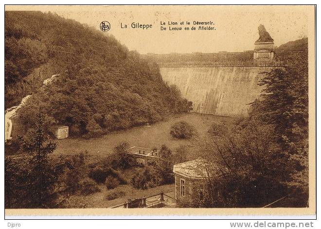 La Gileppe  Le Lion  Et Le Deversoir - Gileppe (Dam)