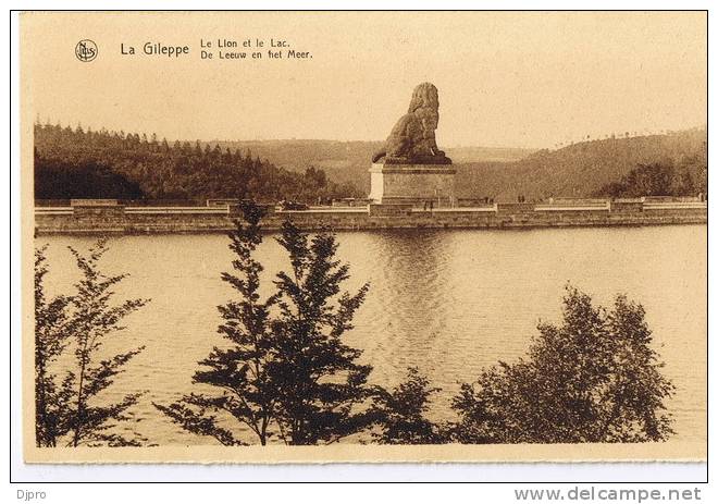 La Gileppe Le Lion Et   Le Lac - Gileppe (Barrage)