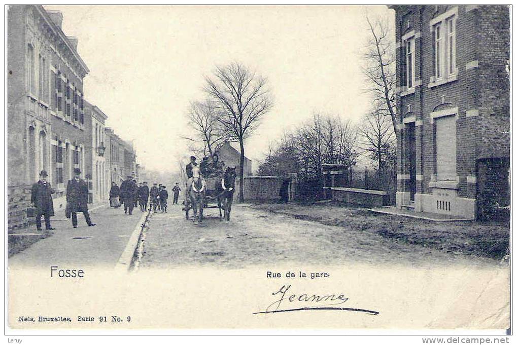 Fosse - Rue De La Gare (avec Attelage !) - Fosses-la-Ville