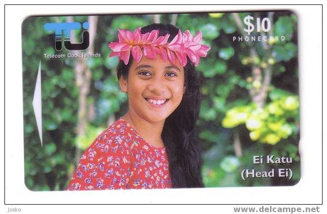 COOK ISLANDS ***  Limited Card GPT System 10$ ( Beautifull Young Girl ) - Iles Cook