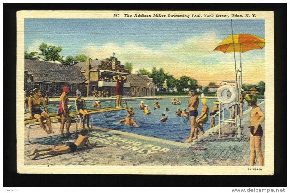 The Addison Miller Swimming Pool, York Street, Utica, New York - Utica