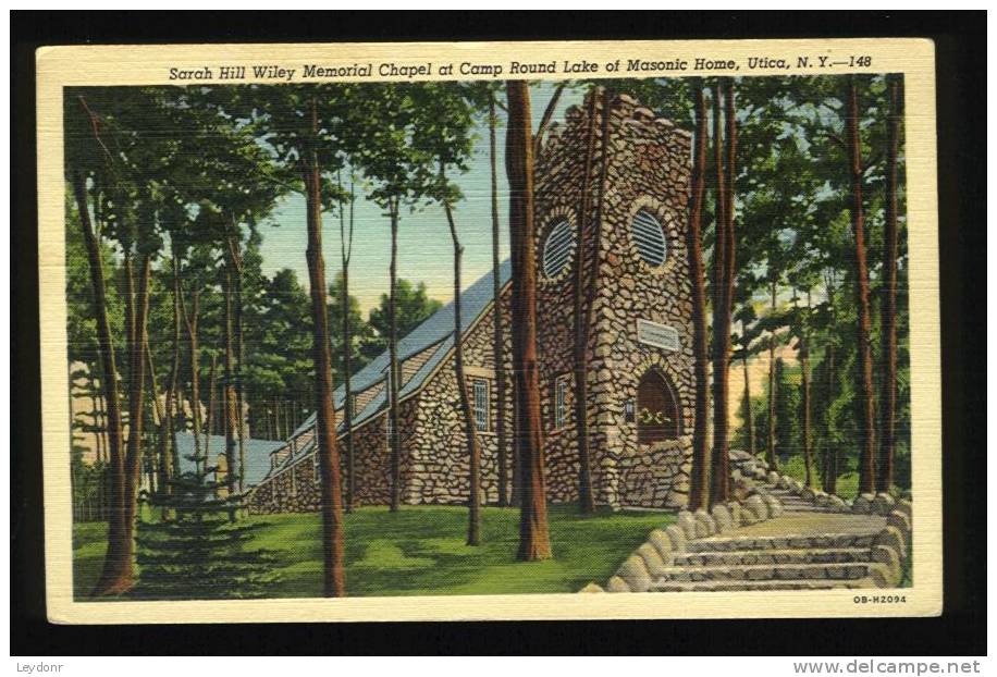 Sarah Hill Wiley Memorial Chapel At Camp Round Lake Of Masonic Home, Utica, New York - Utica