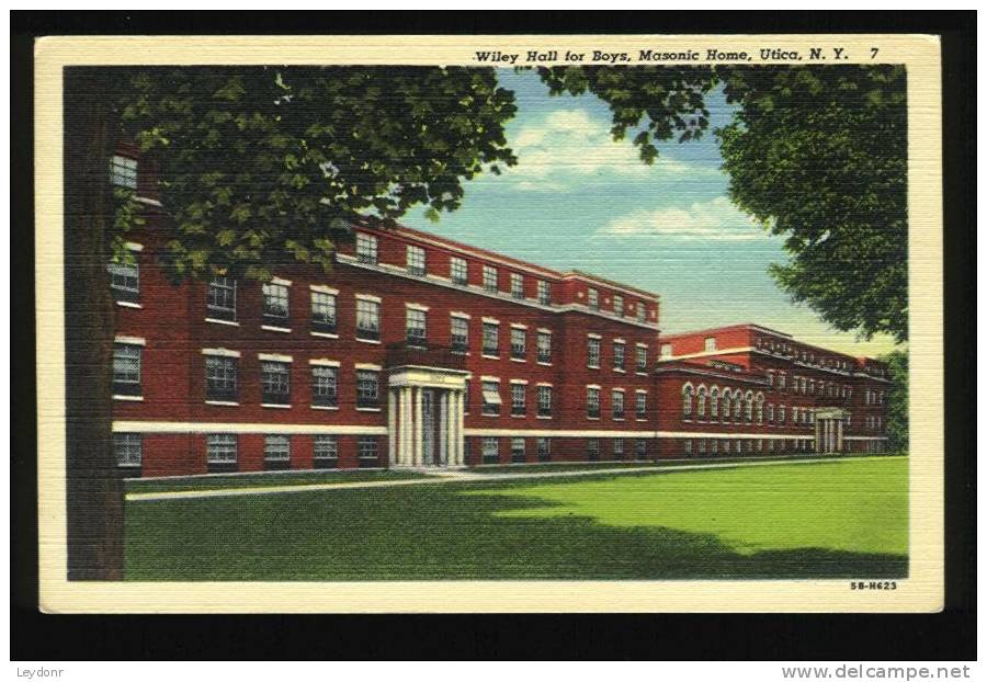 Wiley Hall For Boys, Masonic Home, Utica, New York - Utica