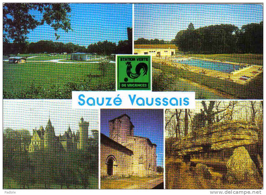 Carte Postale  79. Sauzé-Vaussais  Le Village Du Puy-d´Anché  Trés Beau Plan - Sauze Vaussais