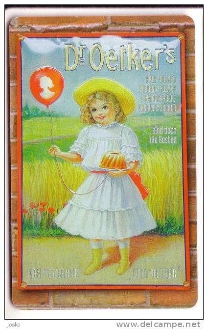DR. OETKER ( Germany Card P 13 09.02 ) - Food - Aliment - Alimentation - Girl - Petite Fille - Child - Enfant - Children - P & PD-Series : Guichet - D. Telekom