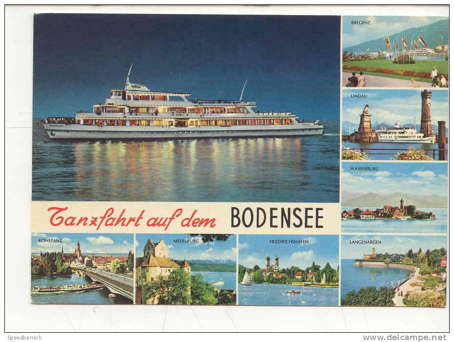 9026 Tanzfahrt Auf Dem Bodensee . Kruger 926/127 Bodan . - Friedrichshafen