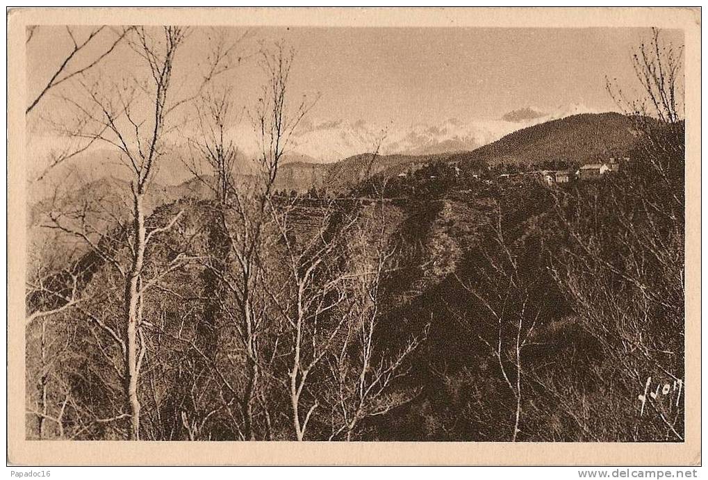 06 - Lucéram - Peira-Cava Et La Chaîne Des Alpes ("La Douce France" 296N) - Lucéram