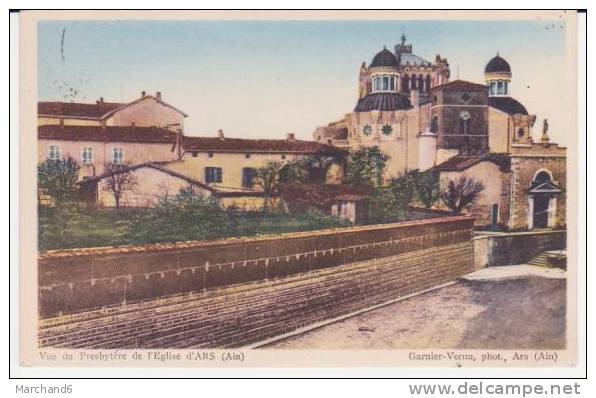 ARS . VUE DU PRESBYTERE DE L EGLISE - Ars-sur-Formans