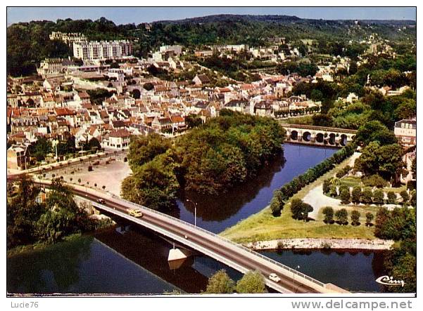 MEULAN - Vue Générale Aérienne - Le Nouveau Pont Sur La Seine - Meulan