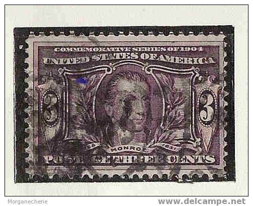 USA, 1904, LOUISANA EXHIBITION ST LOUIS LIVINGSTON YT 160-161, MI 155-156 @ JEFFERSON MONROE - Usados