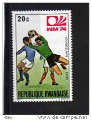 Rwanda: 1974 Y&T N° 578 A TB** Foot 1974 Coupe Du Monde - Ungebraucht