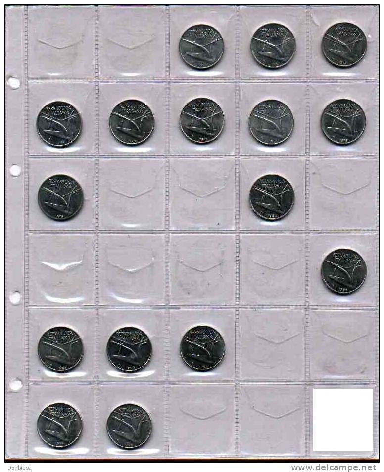 Lotto 10 Lire FDC: 16 Annate Differenti - 10 Liras