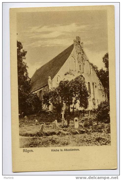 Allemagne RUGEN  Kirche In Altenkirchen - Ruegen