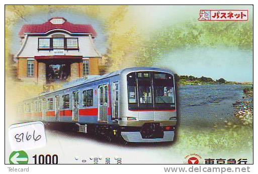 TC  Tram Train (8166) Trein Locomotive Eisenbahn Zug Japon Japan - Trains