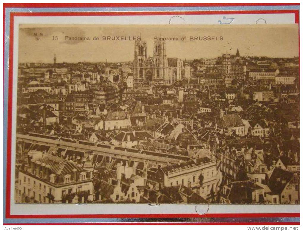 Bruxelles, Brussel, 1920, Panorama, Ed. M. Marcovici - Panoramische Zichten, Meerdere Zichten