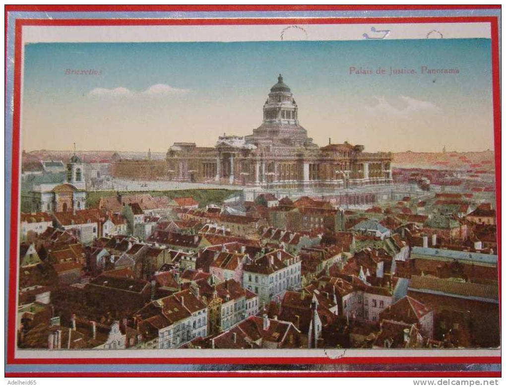 Bruxelles, Brussel, Palais De Justice, Panorama, Ed. Cl. B. Bruxelles - Mehransichten, Panoramakarten