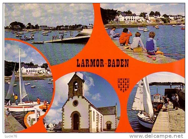 LARMOR BADEN - Vue Générale  -  5 Vues - Larmor-Plage