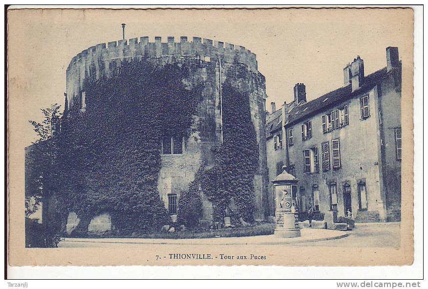 CPA De Thionville (Moselle 57): Tour Aux Puces - Thionville