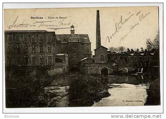 Cpa DOULLENS Usine De Rouval - Ed Lourlon - Doullens