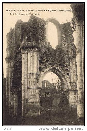 Orval  Les Ruines Anciens Eglise Notre Dame - Florenville