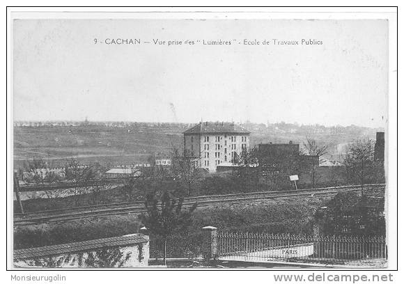 94 )FL) CACHAN, Vue Prise Des "Lumières", Ecole Des Travaux Publics, N° 9 - Cachan