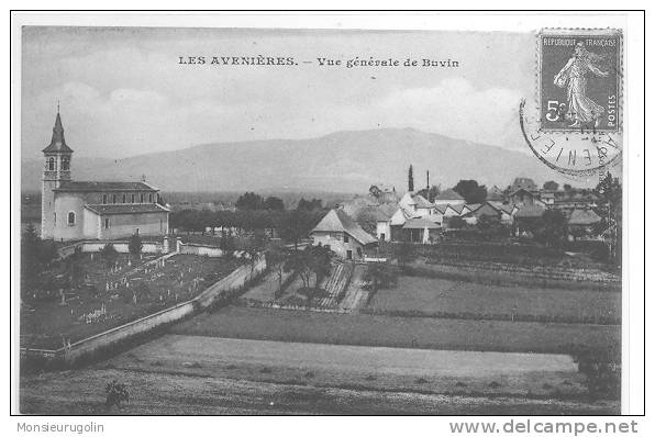 38 ) LES AVENIERES, Vue Génrale De Buvin - Les Avenières