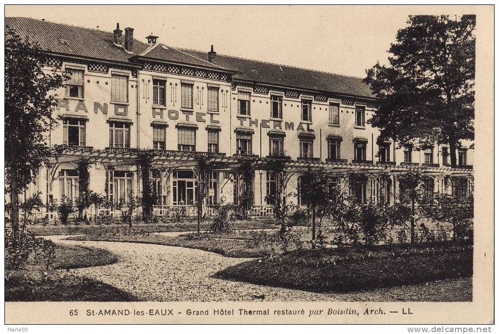 Saint Amand Les Eaux - Grand Hôtel Thermal Restauré Par Boisdin - Saint Amand Les Eaux