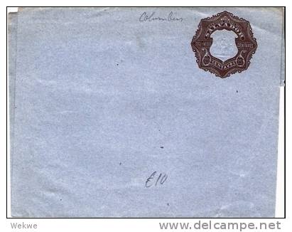 Sal009/  EL SALVADOR - Columbus-Landgang, Ganzsache 12 ½ Cent, 1892. - El Salvador