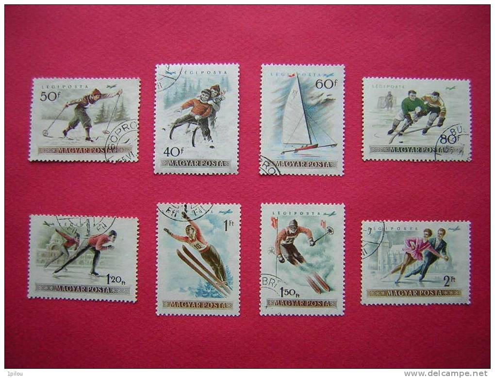 HONGRIE. CHAMPIONNATS D'EUROPE DE PATINAGE SUR GLACE. - Used Stamps