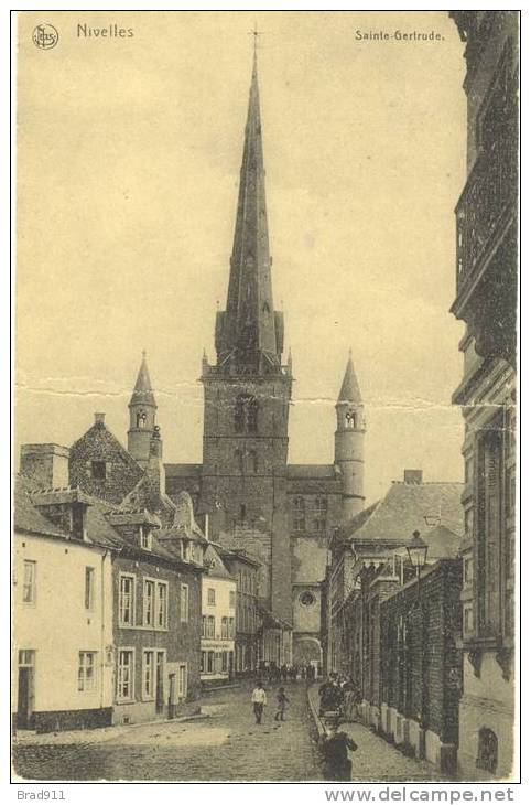 Nivelles / Nijvel - Eglise Sainte-Getrude - 1922 - Nijvel