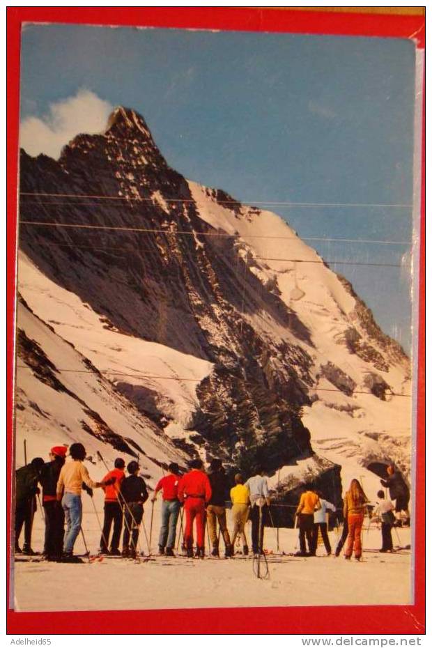 Ski, Tignes, La Grande Motte (Savoie), 1975, Ski Sur Le Glacier Et La Face Nord De La Grande Casse, Animé - Wintersport