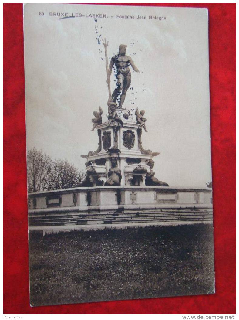 Bruxelles, Laeken, Fontaine Jean Bologne, Statue, Standbeeld, Cleveland Public Library, Ed. F. Walschaerts - Laeken