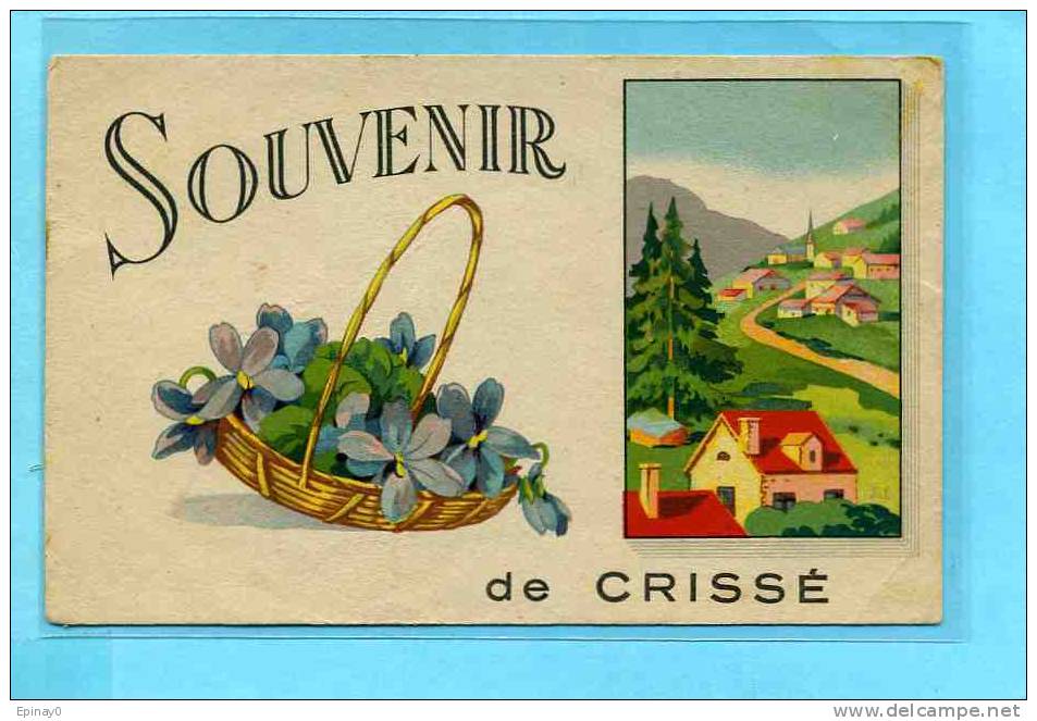 B - 72 - CRISSE - Souvenir - Andere & Zonder Classificatie