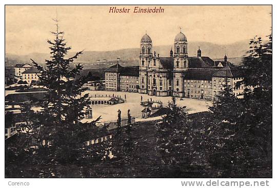 CH  F 56  KLOSTER EINSIEDELN  Circulée 1909 - Einsiedeln