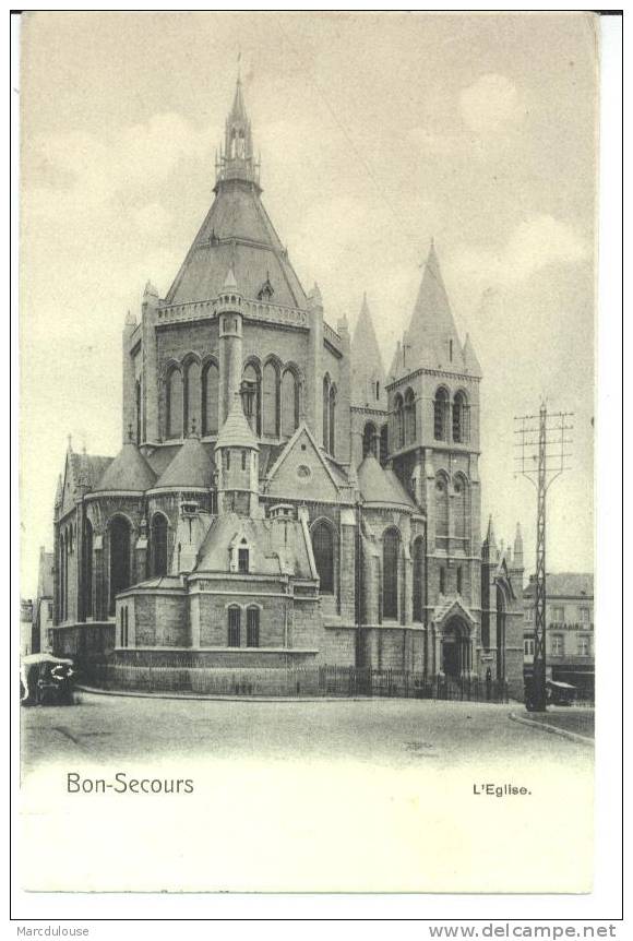 Bon-Secours - Bonsecours (Péruwelz). L'église. De Kerk. - Péruwelz