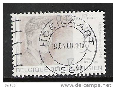 België, OCB 2906 Jaar 2000, Prachtig Rondgestempeld, Zie Scan - Usati