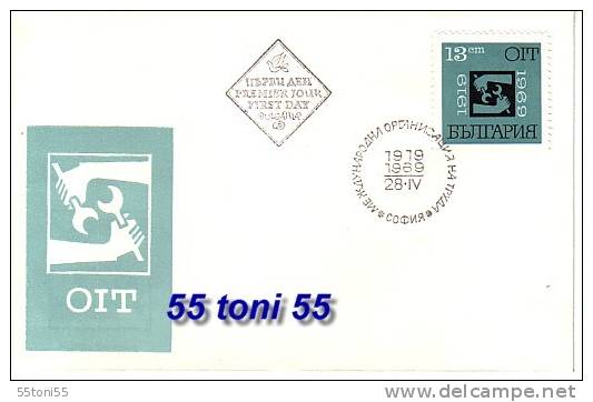 1969  50th Anniv. Of The ILO  1v.-FDC   Bulgaria / Bulgarie - Ongebruikt