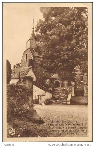 Hamoir-sur-Ourthe - L'église Romane De Xhygnesse (714) Où Se Trouve La Pierre Tombale Des Parents Du Célèbre Sculpteur.. - Hamoir