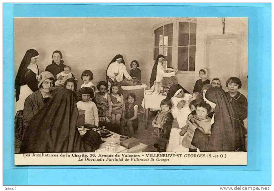 B - 94 - VILLENEUVE SAINT GEORGES - Les Auxiliatrices De La Charité - école - Vaccination - Villeneuve Saint Georges